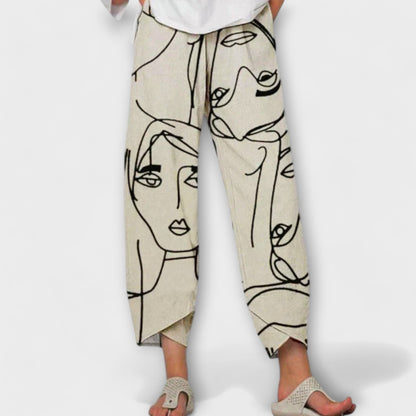Women’s Wide Leg Pants – Summer Fit Ankle Length Trousers