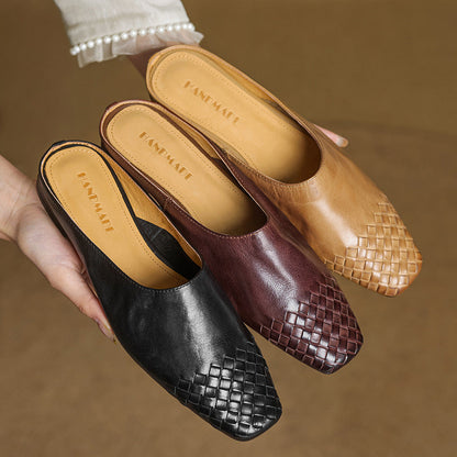 Velmirae | Women’s Woven Orthopedic Slip-On Slides