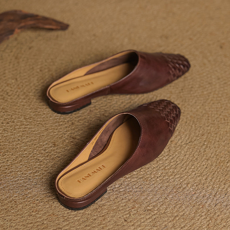 Velmirae | Women’s Woven Orthopedic Slip-On Slides