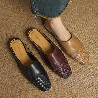 Velmirae | Women’s Woven Orthopedic Slip-On Slides