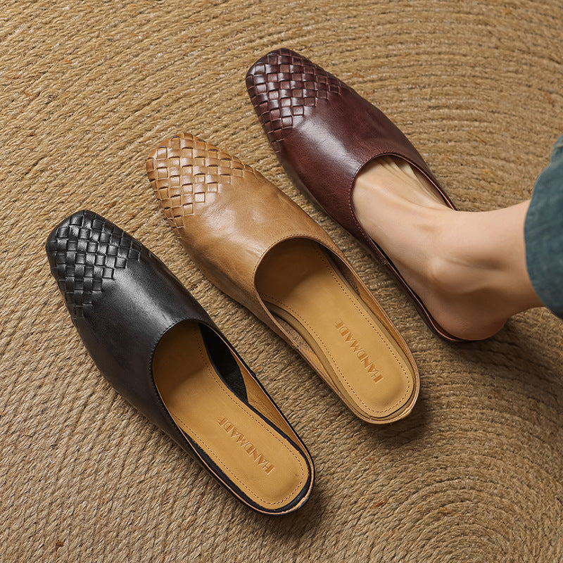 Velmirae | Women’s Woven Orthopedic Slip-On Slides