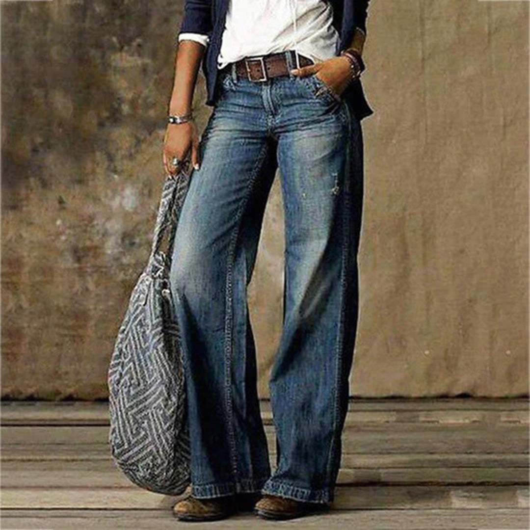 Arlena | Women’s High Waist Wide Leg Jeans