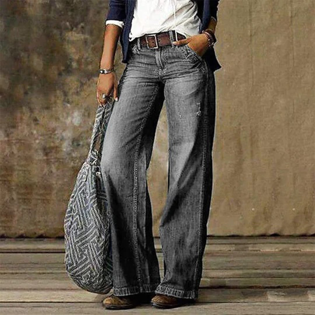 Arlena | Women’s High Waist Wide Leg Jeans