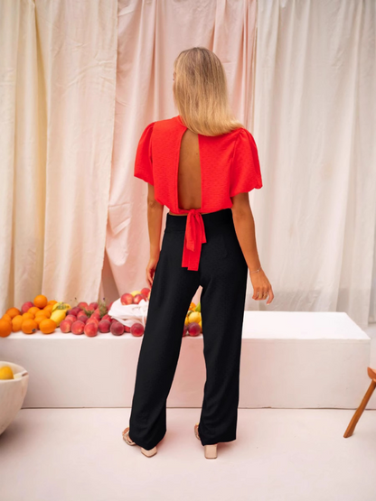 Cropped Short Sleeve Top – Lightweight Summer Top for Women