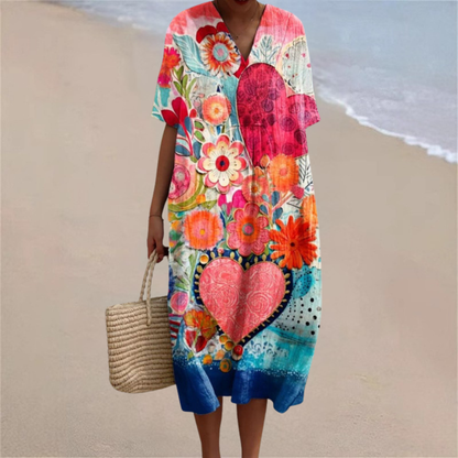 Marilla | Women’s Floral Midi Dress
