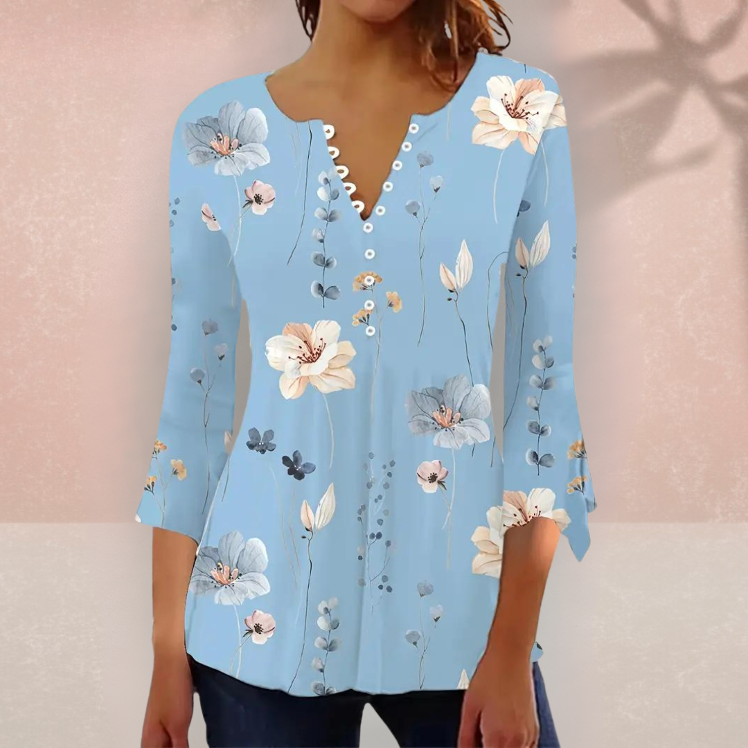 Women’s Floral Summer Top – Light, Elegant & Effortlessly Feminine