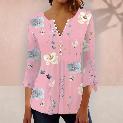 Women’s Floral Summer Top – Light, Elegant & Effortlessly Feminine
