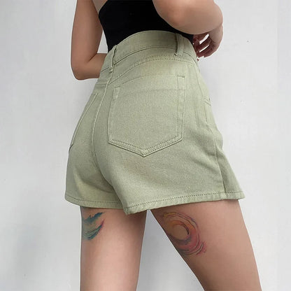 Nerissa | Women’s Wrap Style Denim Mini Skirt
