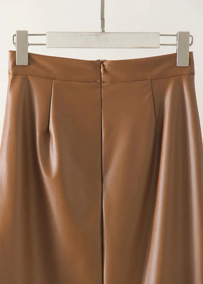 Cirelle | Women’s Draped High Waist Pencil Midi Skirt