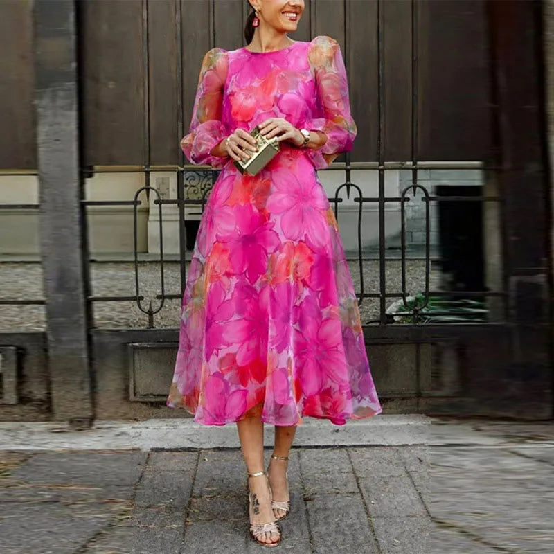 Ravella | Floral Long Sleeve Maxi Dress
