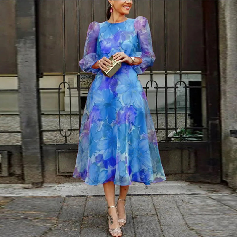 Ravella | Floral Long Sleeve Maxi Dress