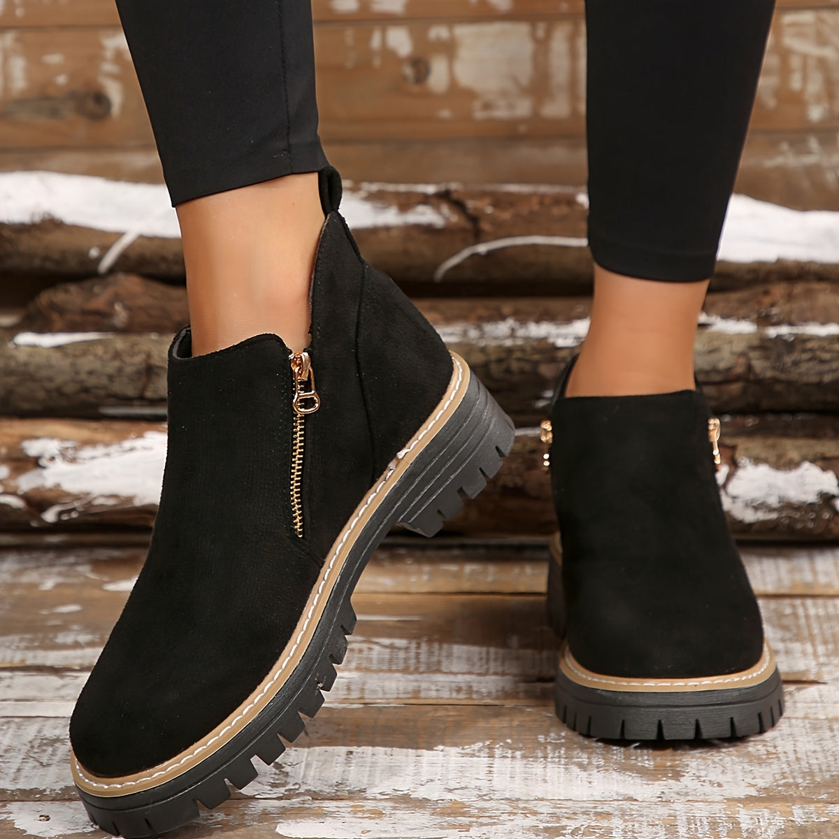 Jordan | Women’s Orthopedic Ankle Boots with Side Zipper