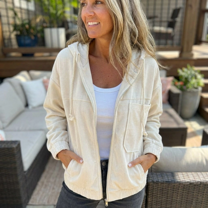 Calyra | Women’s Relaxed Zip Hoodie Jacket