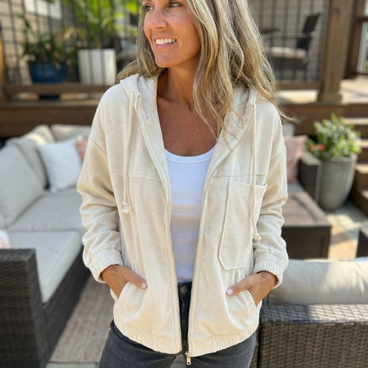 Calyra | Women’s Relaxed Zip Hoodie Jacket