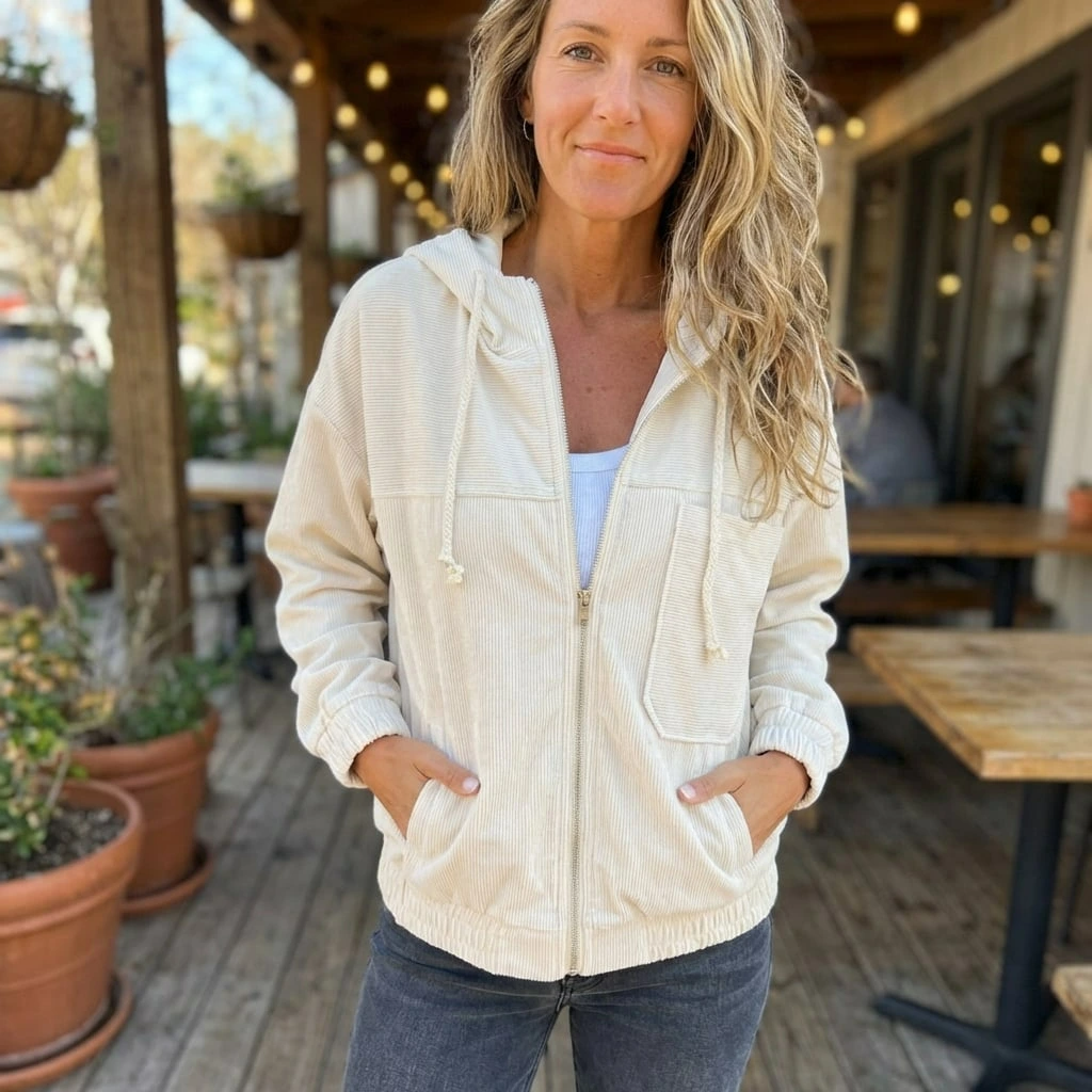 Calyra | Women’s Relaxed Zip Hoodie Jacket