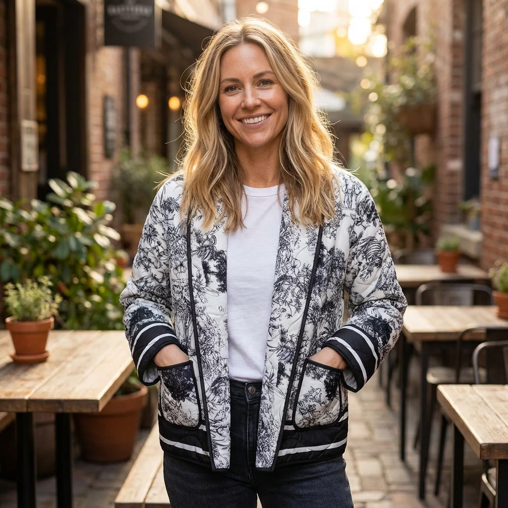 Elowen | Women’s Relaxed Zip Summer Jacket