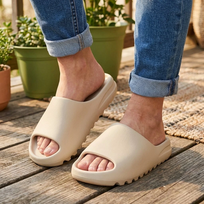 Lunavoye | Unisex Minimal Slides with Cushioned Sole