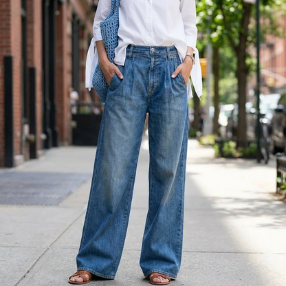 Elira | Women’s Relaxed Wide Leg Jeans