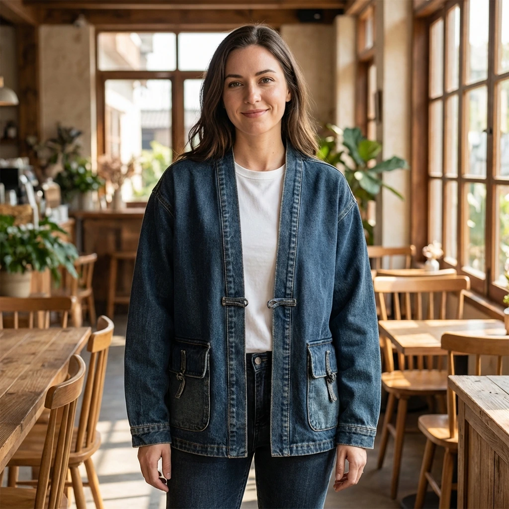 Denavira | Women’s Lightweight Denim Summer Jacket