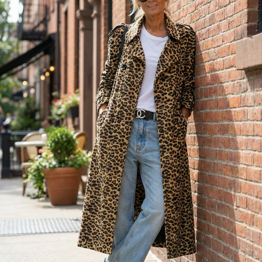 Leovaryn | Women’s Leopard Print Long Summer Jacket