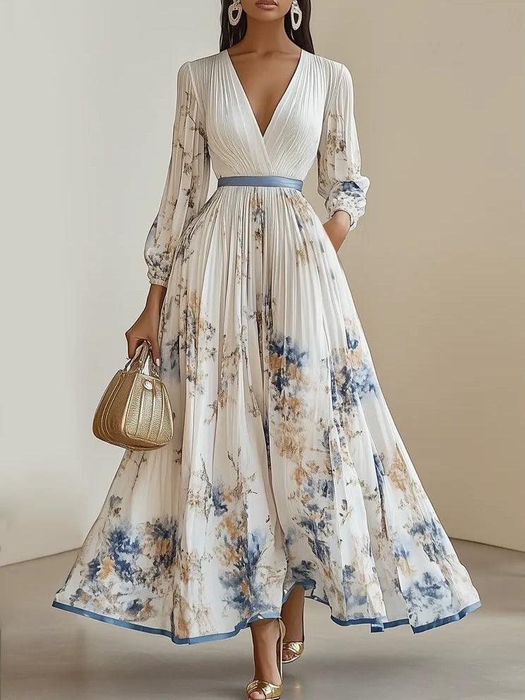 Elira | Women’s Pleated Maxi Dress
