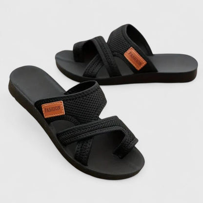 Casey | Women’s Orthopedic Slip-On Sandals with Textured Straps