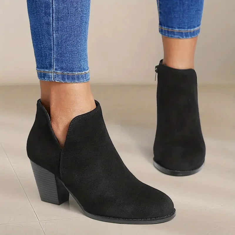 Blair | Classic Block Heel Ankle Boots