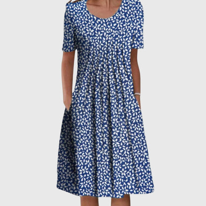 Women’s Floral Print Midi Dress