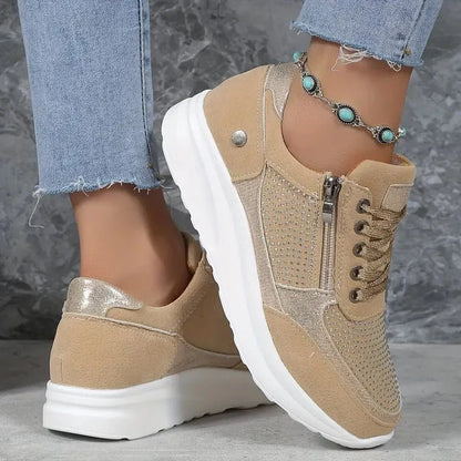 Morgan | Zip Lace Comfort Orthopedic Sneakers