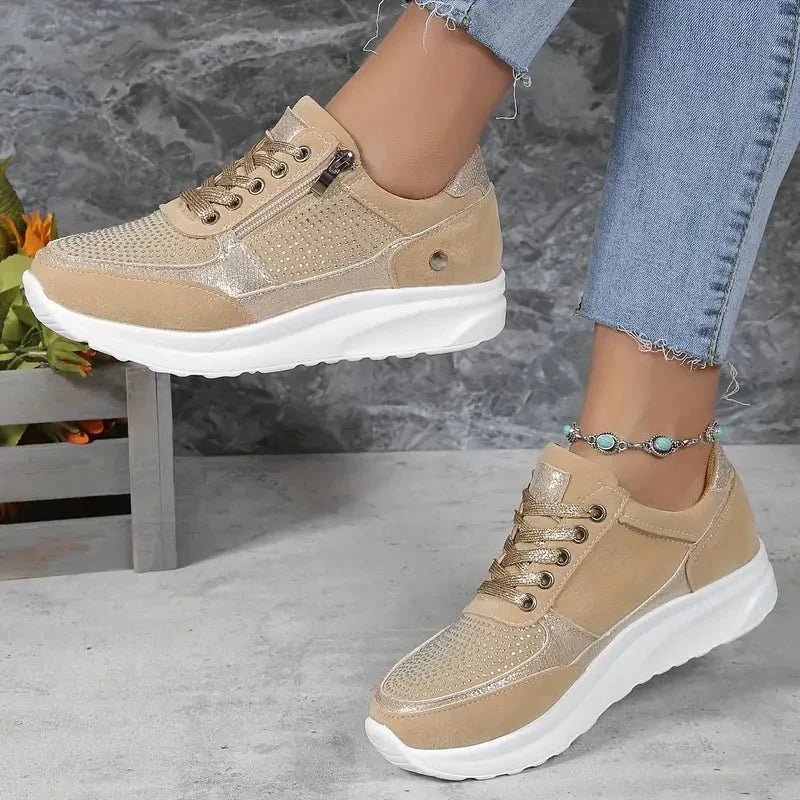 Morgan | Zip Lace Comfort Orthopedic Sneakers