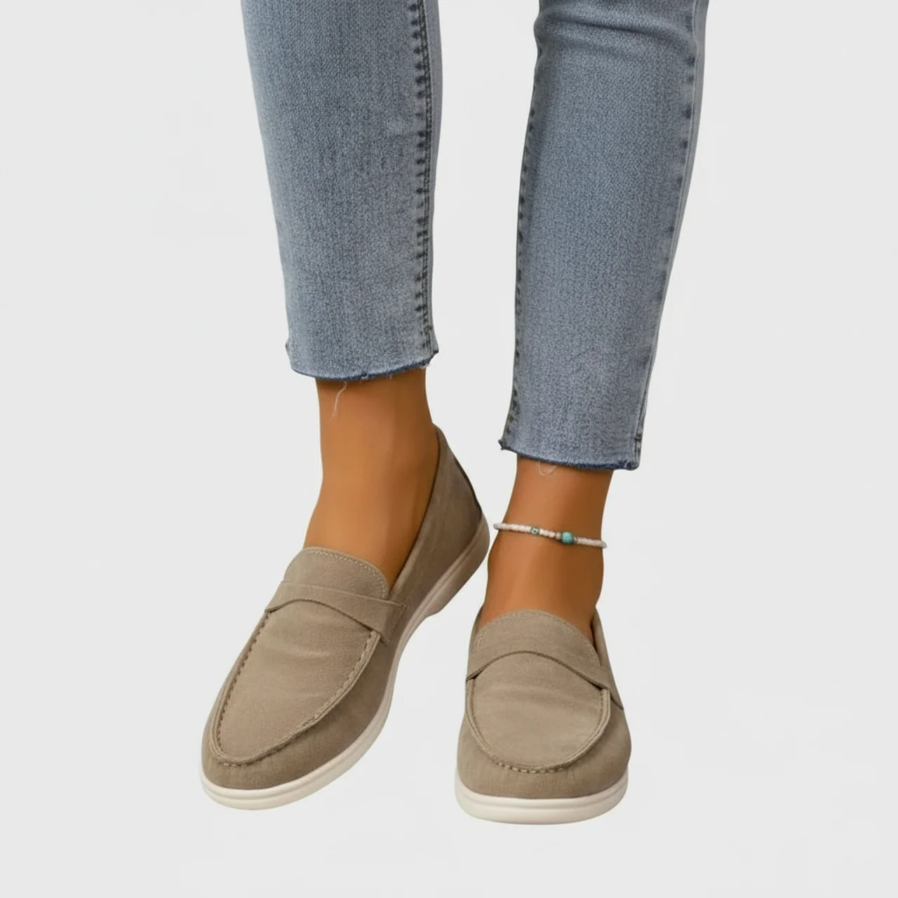 Women’s Orthopedic Slip-On Loafers – Lightweight Supportive Walking Shoes