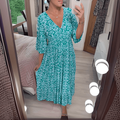 Zeraphine | Women’s  Printed Relaxed Midi Dress