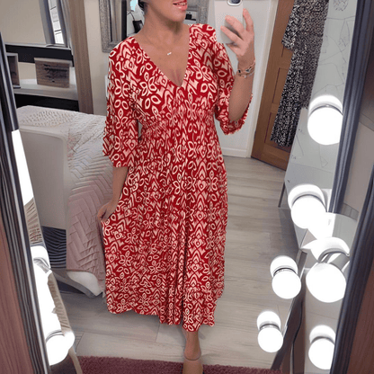Zeraphine | Women’s  Printed Relaxed Midi Dress