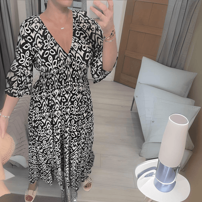 Zeraphine | Women’s  Printed Relaxed Midi Dress