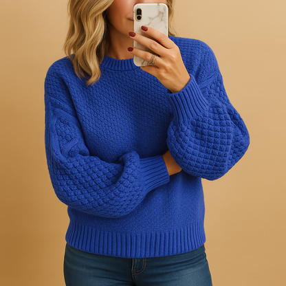 Women’s Cozy Textured Knit Sweater