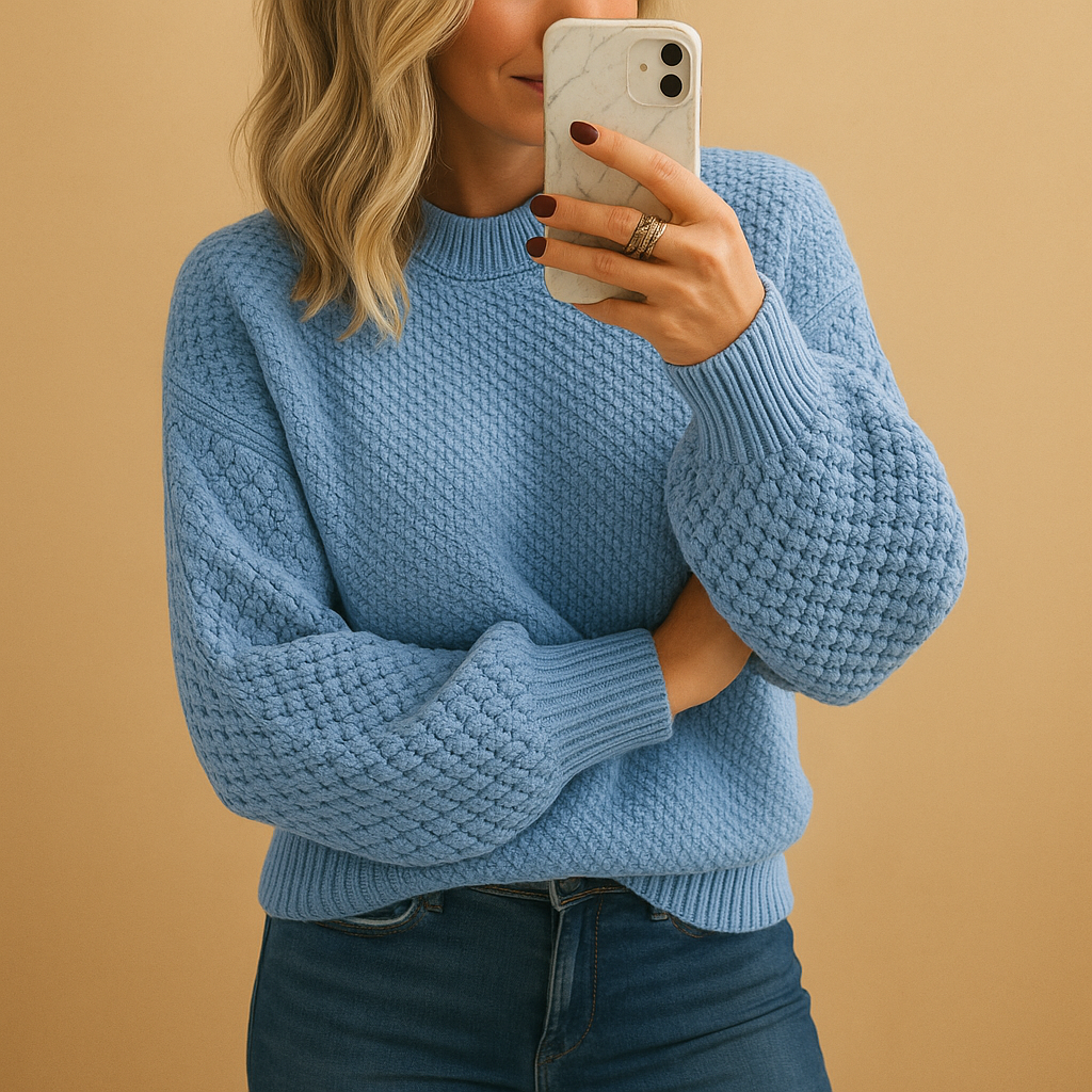 Women’s Cozy Textured Knit Sweater