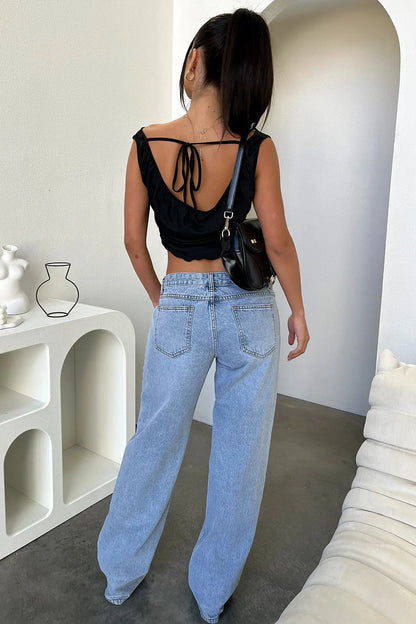 Kimberly | Women’s Wide Leg Straight Jeans