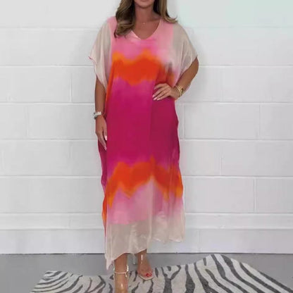 Aria | Women’s Printed Relaxed Maxi Kaftan Dress
