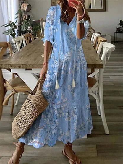 Elarisse | Women’s Romantic Bohemian Maxi Dress